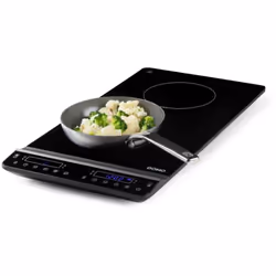 Réchaud DOMO - DO30211IP Type de plaque : Induction Nbre foyer(s) : 2 Touche(s) sensitive(s) : Oui Zone de cuisson modulable ...