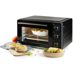 PRIMO PR254OV Four Autonome - Four à Convection avec Fonction Grill - 28L - 1500W - Noir