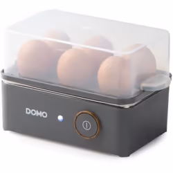 Préparez jusqu'a 6 oeufs a la coque, mollets ou durs avec le cuiseur a oeufs DOMO. Compact et puissant (400 W), il dispose d' ...