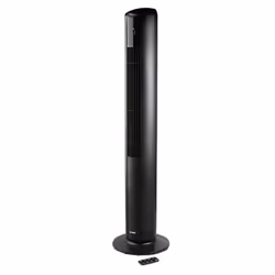 Ventilateur colonne - DOMO - 50 W - Eclairage dambiance - Oscillation large - Hauteur 105 cm - 5 vitesses - Télécommande incl ...