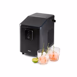 PRIMO PR409IB Machine à glaçons - Machine à glaçons avec pelle à glace - 1L - 12kg/24h - 9 min. - Noir mat