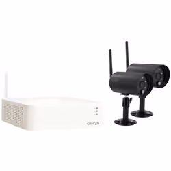 Caractéristiques du kit de vidéosurveillance sans fil +2 caméras - Chacon : Modèle : kit de vidéosurveillance Couleur(s) : no ...