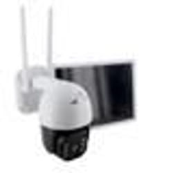 Caméra de surveillance extérieure Wi-Fi sans fil + panneau solaire 78W - IP65 - Chacon