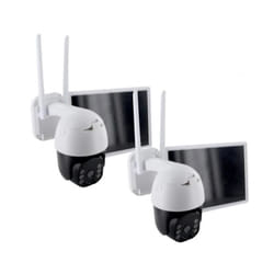 2 caméras avec panneau solaire Chacon 2-IPCAM-DM02 - Extérieur - WiFi