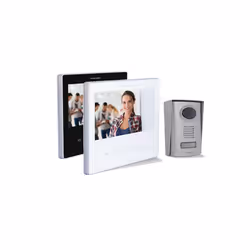 Chacon Portier visiophone 7 2 fils - blanc ou noir