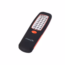 Chacon LED rectangulaire magnétique, Noir, Rouge, Garage, Cuisine, Buanderie, Placard, LED, 24 ampoule(s), Batterie, AAA