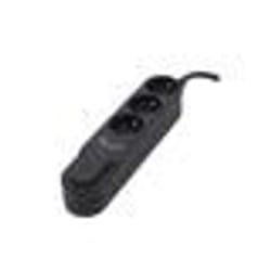 CHACON Bloc multiprise avec interrupteur 3 prises 16 A et 2 sorties USB 2A câble 15 m