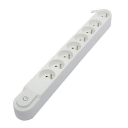 CHACON Bloc multiprise 8 prises 16 A avec interrupteur câble 15 m HO5VV-F 3x15 mm²