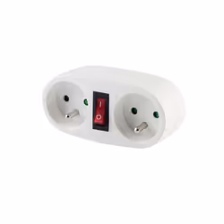 Chacon Domino 2 x 16A avec interrupteur