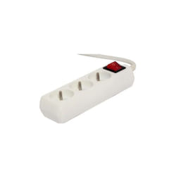 Chacon Bloc multiprises 3 x 16A avec interrupteur 1,5m blanc