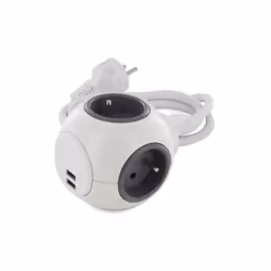 Le Bloc PowerBall, un bloc multiprise ultra design sous forme de boule pour charger vos appareils électriques et smartphones ...