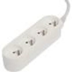 CHACON Bloc multiprise 4 prises 16A 15m blanc