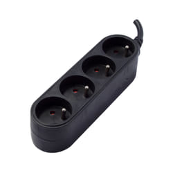 Chacon Bloc Design 4 x 16A - 1,5 m - noir