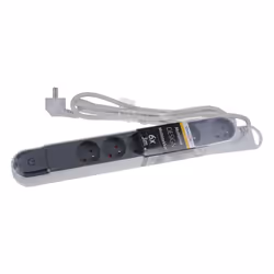 CHACON - PRISE MULTI. 3m 6X16A AVEC INTER. GRIS FONCE - -Prise multi. 3m 6x16a avec inter. Gris fonce - 5411478488767 --ELECT ...