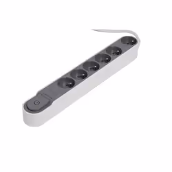 Chacon Bloc Design parafoudre 6 x 16A avec inter.