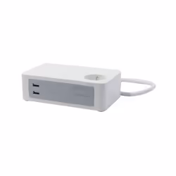 Chacon Bloc bureau 3X16A + 2 x USB, 0.5m, Blanc, 0,5 m, Blanc, 3 sortie(s) CA, 16 A, 1 pièce(s)