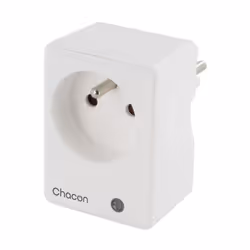 Caractéristiques du programmateur Wi-Fi mesure consommation - blanc - Chacon : Modèle : programmateur Wi-Fi Couleur(s) : blan ...
