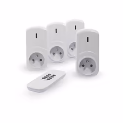 Présentation du Produit Le kit de 4 prises télécommandées on/off + télécommande de la marque CHACON, référence CHA54662, est  ...