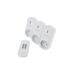 Set de 3 prises On/Off+ Télécommande 2000W - fr - Chacon