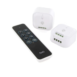 Chacon - Set de 2 modules d'éclairage + télécommande - 1000W - DiO