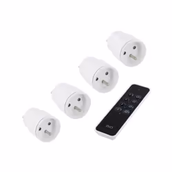 DIO - Lot De 3 Prises Télécommandables + 1 Gratuite Intérieures 2300 w