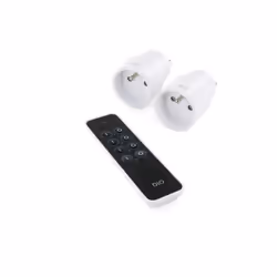 Contrôle intelligent de votre maison Le kit DIO Connected Home - 2 prises nano et télécommande 2300W FR offre une solution cl ...