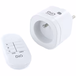 Caractéristiques de la prise connectée avec télécommande DiO 300W - Chacon : Modèle : prise connectée + télécommande Couleur( ...