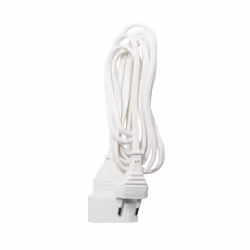 Chacon Prolongateur, H03VVH2F, 2 x 0.75mm2, 5m, blanc, 5 m