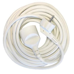 Chacon Prolongateur HO5VVF 3 x 1.5mm2, 10m, blanc