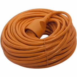 Prolongateur - CHACON - HO5VVF - 3 x 15mm2 - 25 m - Orange (FR)
