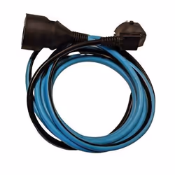 Prolongateur Dual color - CHACON - Noir / Turquoise - H05VV-F 3G15 - 10 m