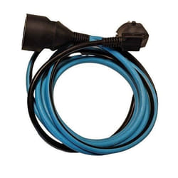 Prolongateur Dual color - CHACON - Noir / Turquoise - H05VV-F 3G15 - 10 m