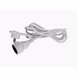 Chacon Prolongateur HO5VVF 3 x 1.5mm2 - 3 m - blanc - avec fiche plate