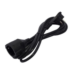 Prolongateur Schuko Fiche Plate 3m - Noir - Chacon