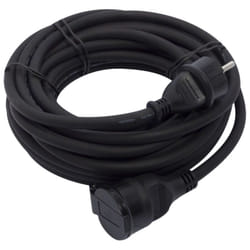 Chacon - Rallonge 1x16A - 3500W - 10m - Noir
