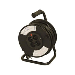 Chacon - Enrouleur bricolage 40m 4 prises 16 a 3x1,5mm²
