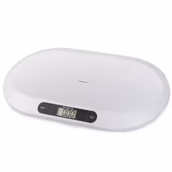 Topcom WG-2490 Pèse-bébé, 20 kg, Fonction Tare, Coupure automatique de l'alimentation, Blanc