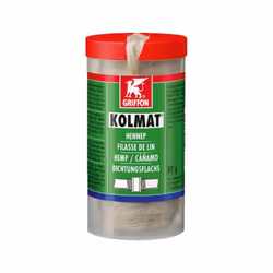 Pot filasse de lin Kolmat GRIFFON dévidoir 80 gr - 6300009 - Pour rendre étanches à l’eau les raccordements métalliques filet ...