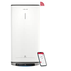 Ariston - Chauffe-eau électrique plat 80L – velis evo dune dry WiFi – 25% d'Économie d'Énergie – Intelligent & Connecté