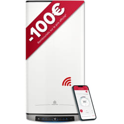 Ariston - velis evo dune dry wifi 65L – Chauffe-eau électrique plat et connecté – 25% d'Économie d'Énergie – Flexibilité Energétique