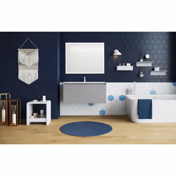 Tablette murale 40 cm new game blanc mat - Allibert
