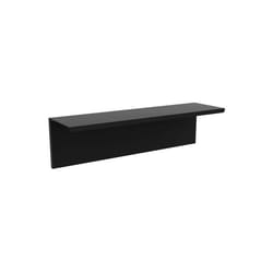 Tablette murale 40 cm new game noir mat - Allibert