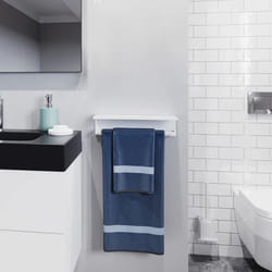 Allibert 823141 porte-serviettes et anneau porte-serviettes Blanc