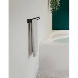 Allibert 823852 porte-serviettes et anneau porte-serviettes Noir