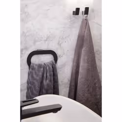 Allibert 823834 porte-serviettes et anneau porte-serviettes Noir