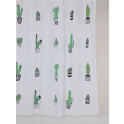 Rideau de douche tropical cactus