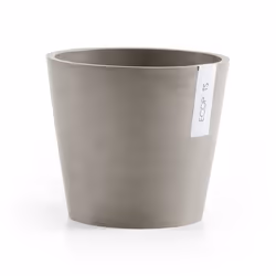 Ecopots Amsterdam Gris Plastique 1 pièce(s)