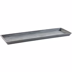 Permapack Ecopots Saucer Rectangular, Soucoupe, Gris, 195 mm, 25 mm, 650 g, 475 mm