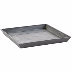 Permapack Ecopots Saucer Square, Soucoupe, Gris, 180 mm, 180 mm, 25 mm, 270 g