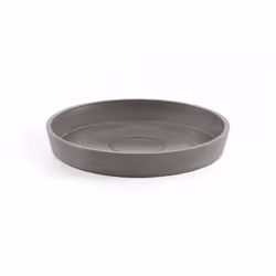 Ecopots Saucer Round, Support de pots à roulettes, Plastique, Gris, Intérieure, Mat, 200 mm